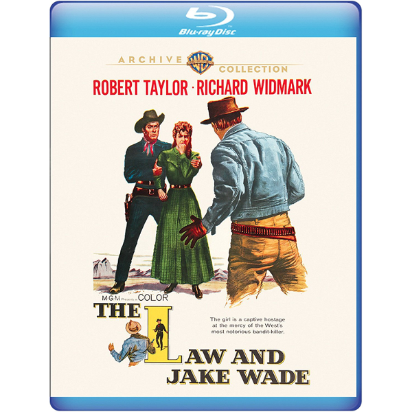 Law and Jake Wade original 8x10 lobby card Richard Widmark Robert Taylor in town