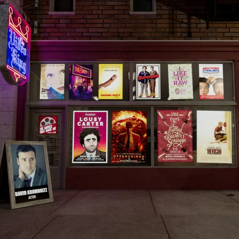 Oppenheimer actor David Krumholtz, The Movies That Made Me