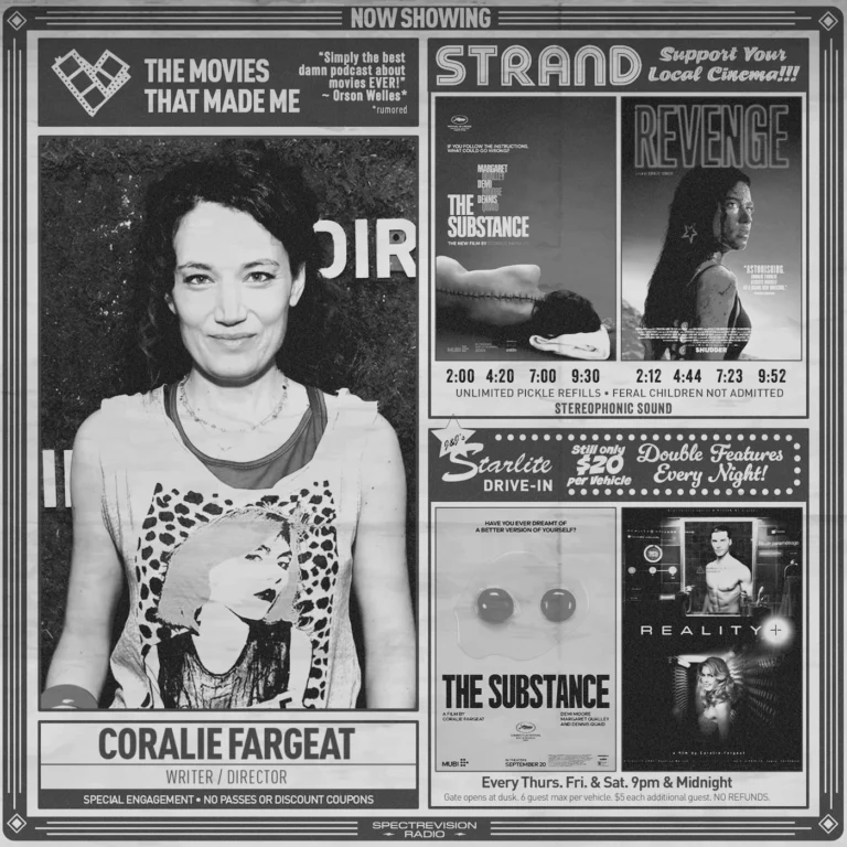 THE SUBSTANCE writer/director Coralie Fargeat, The Movies That Made Me
