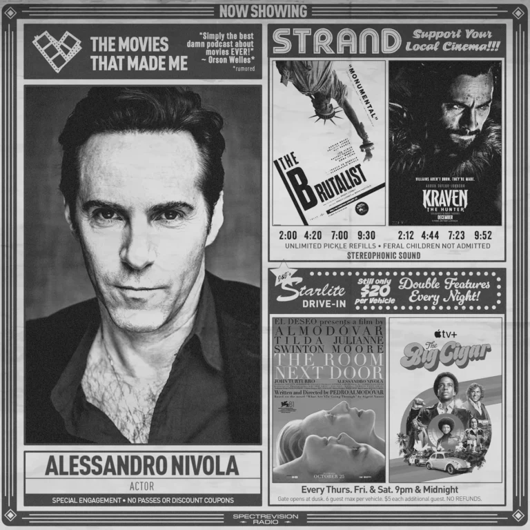THE BRUTALIST actor Alessandro Nivola, The Movies That Made Me